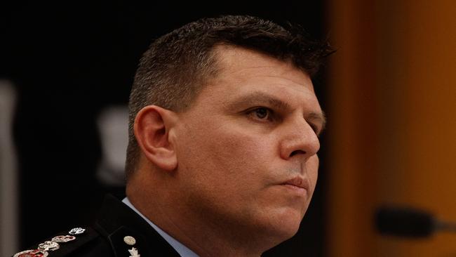 Fire and Rescue NSW Commissioner Jeremy Fewtrell spoke about the tragic death. Picture: NCA NewsWire / Nikki Short