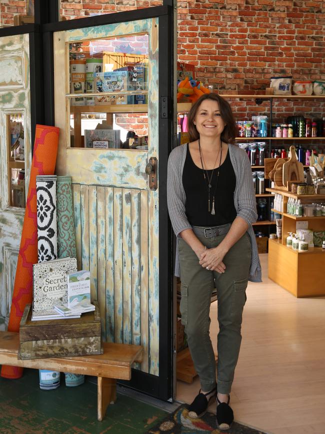 Tracey Bailey at her first Biome shop at Latrobe Tce at Paddington.