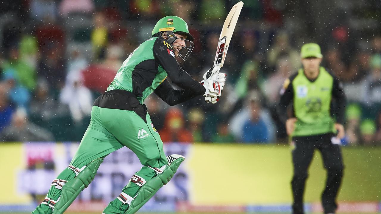 There were plenty of runs in last month’s Stars v Thunder BBL clash in Canberra.