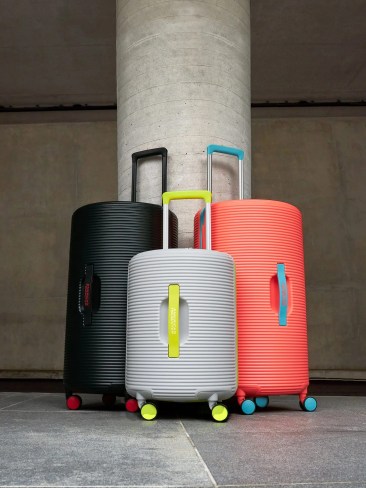 Travel in style with discounts on American Tourister, Samsonite and more. Picture: Supplied.