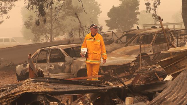 Face of destruction: CFA fire chief Steve Warrington has resigned rather than sign off on key documents stripping volunteers of support Picture: David Crosling