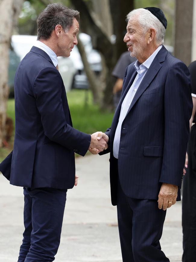 NSW Premier Chris Minns at Bondi’s Central Synagogue in December. Picture: Jonathan Ng
