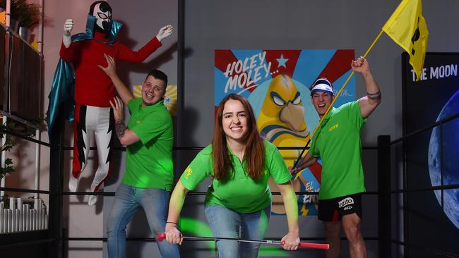 Holey Moley’s wrestling-themed hole is exclusive to Eastland. Picture: Josie Hayden