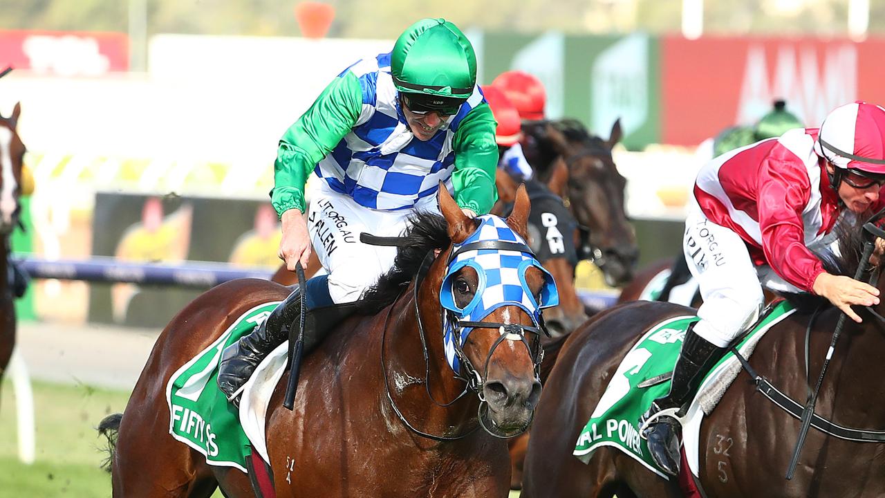 Fifty Stars will chase a record third win in the Group 2 Blamey Stakes at Flemington on Saturday. Photo : Kelly Defina/Getty Images.