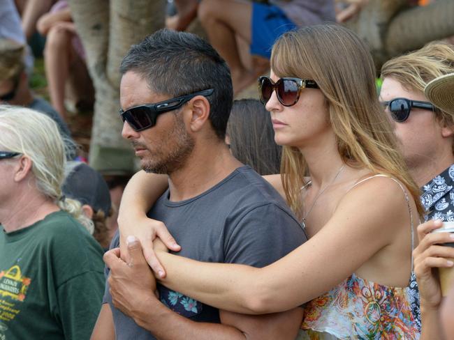 Respect....Chris, one of the surfers who valiantly tried to save Tadashi Nakahara.  Photo:Brian Pamphilon