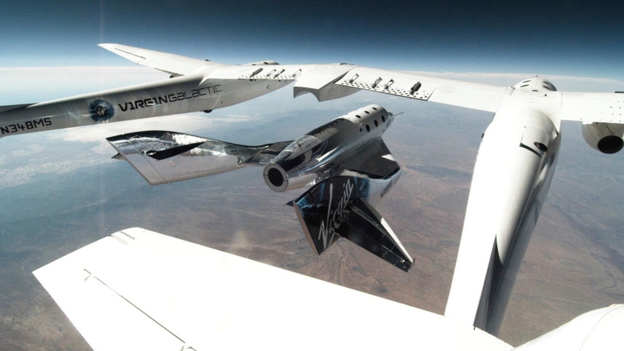 SpaceShipTwo will be carried most of the way up by a giant plane called White Knight Two