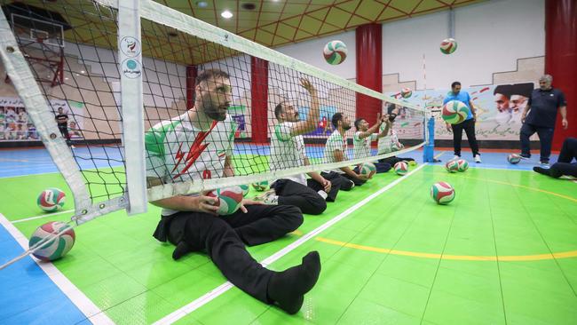 Mehrzad during a training session. (Photo by ATTA KENARE / AFP)