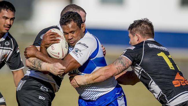 Round 9 Rugby League Gold Coast match between Tugun Seahawks and Tweed Heads Seagulls at Boyd St, Tugun, on Sunday. Tugun Seahawks player, Rod Apanui. Picture: Jerad Williams