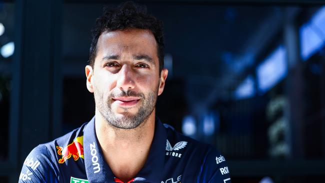 MELBOURNE, AUSTRALIA - MARCH 30: Daniel Ricciardo of Australia and Oracle Red Bull Racing poses for a photo in the Paddock during previews ahead of the F1 Grand Prix of Australia at Albert Park Grand Prix Circuit on March 30, 2023 in Melbourne, Australia. (Photo by Mark Thompson/Getty Images)