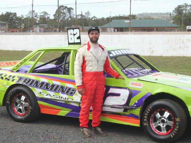 SPEED DEMON: Jordan Biviano is one of the contenders for honours in the Production Sedan Lismore Track Championship on April 24, 2021, at Castrol Edge Lismore Speedway. Photo: Tony Powell.