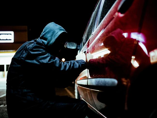 Criminal thief robbery crime police Townsville generic car break in