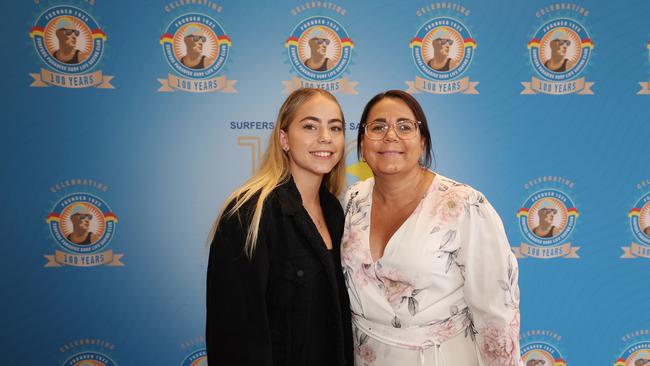 Georgia and Colleen Hogg at the Star casino . Pic Annette Dew