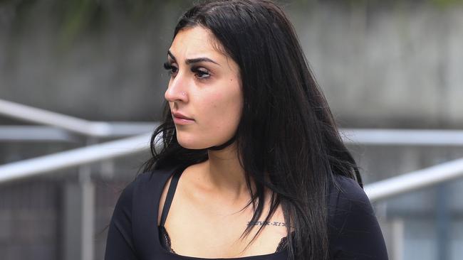 Tiana Savignano was sentenced for filming her boyfriend in court. Picture: NCA Newswire/Gaye Gerard