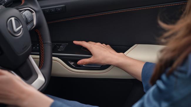 Lexus has introduced the “E-Latch” system in its NX350H which uses a button rather than a conventional internal handle.