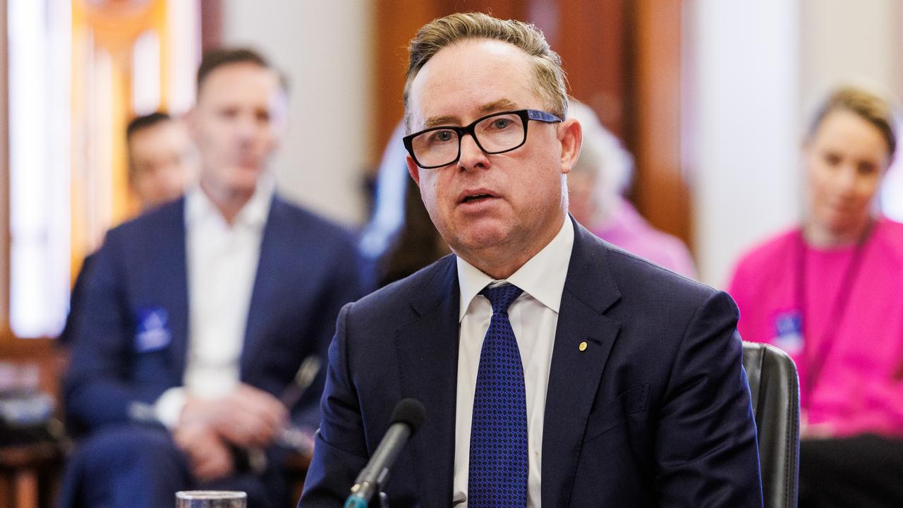 Qantas CEO Alan Joyce was summonsed to appear at a public hearing for a Senate inquiry into the cost of living. Picture NCA NewsWire / Aaron Francis