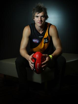 Dustin Martin after the 2009 AFL national draft ...