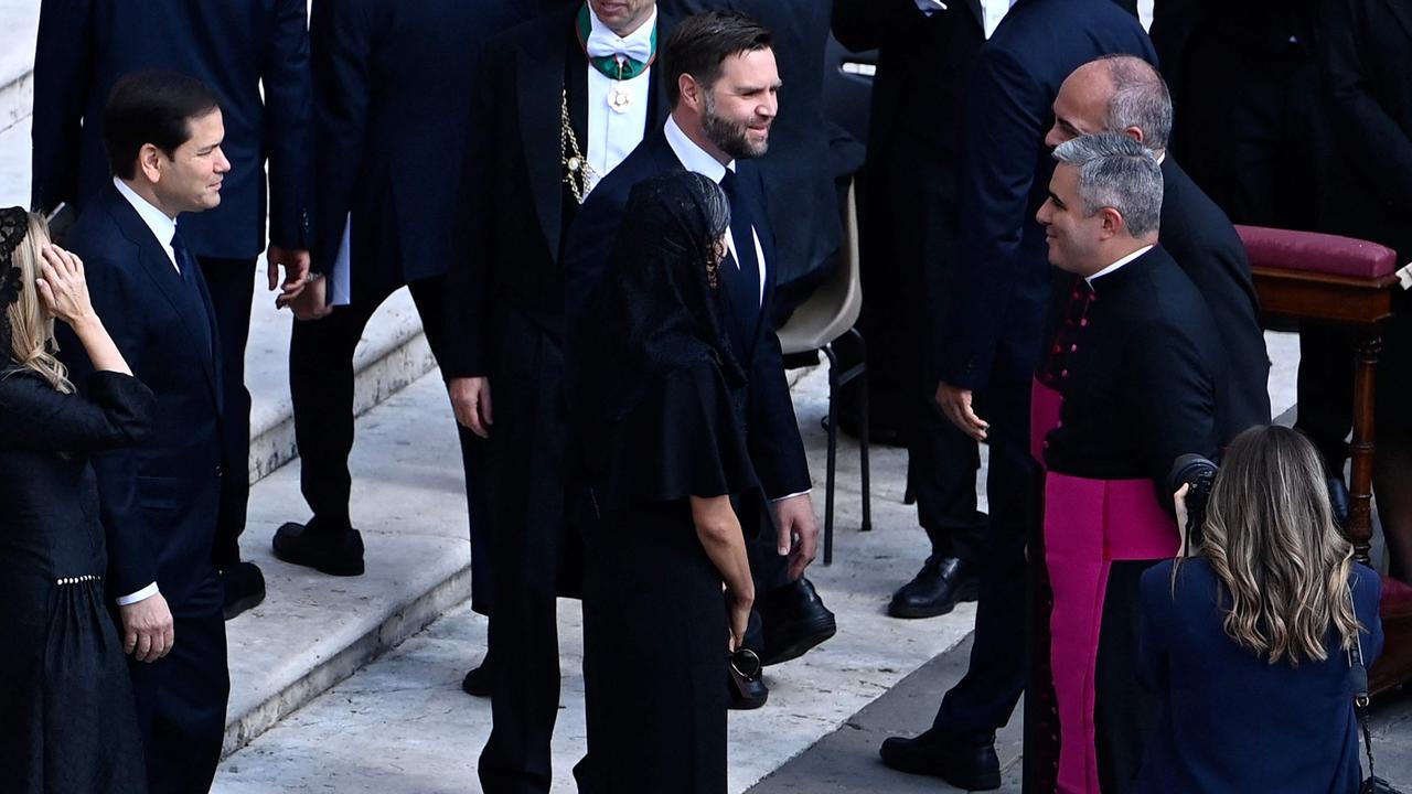 JD Vance’s shock act at Pope inauguration