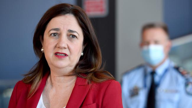 Queensland Premier Annastacia Palaszczuk has been referred to the ethics committee. Picture: NCA NewsWire / John Gass