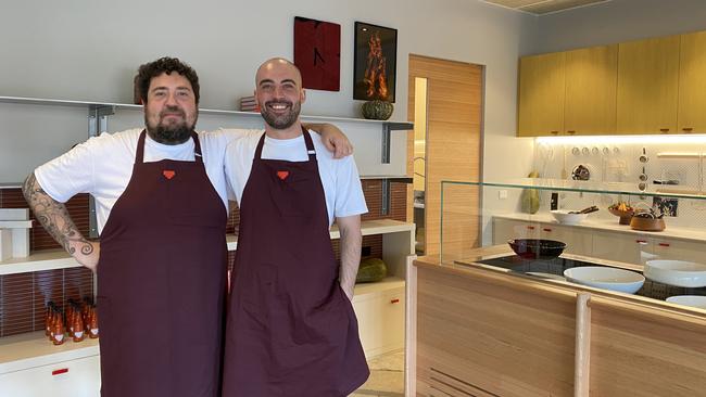 Africola Canteen, Norwood. Duncan Welgemoed and Joel Tisato. Picture: Jessica Galletly