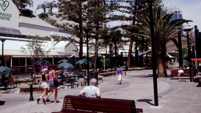 Cavill Mall during the 1980s.