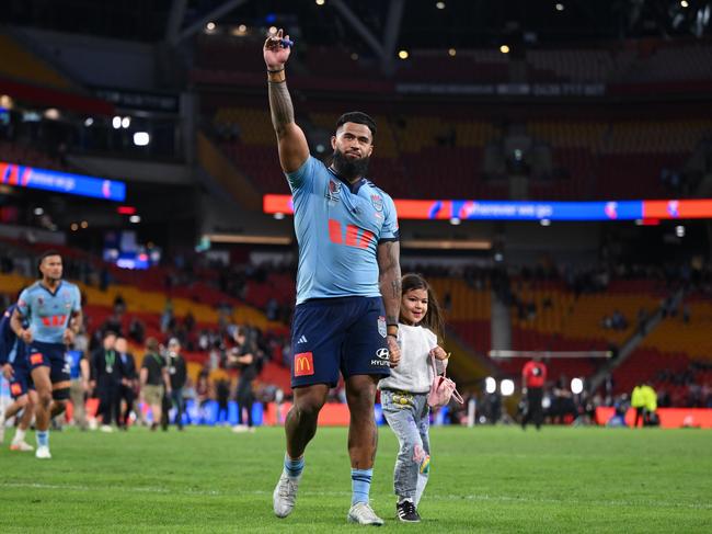 State of Origin I man of the match Payne Haas. Picture: NRL Images/Grant Trouville