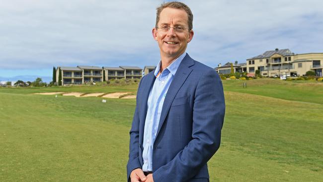 Discovery Parks chief executive Grant Wilckens on the golf course at McCracken Country Club in Victor Harbor. Picture: Tom Huntley