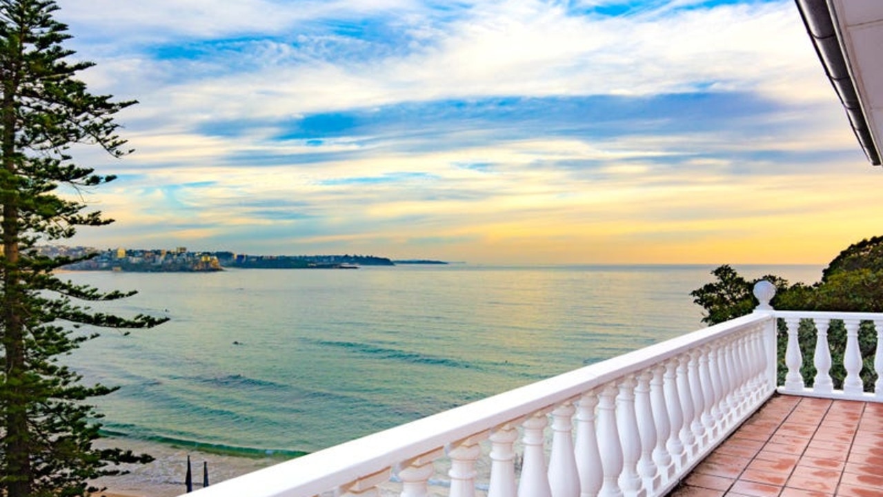 A view from a home on Reddall St, Manly sold for $21.5m.