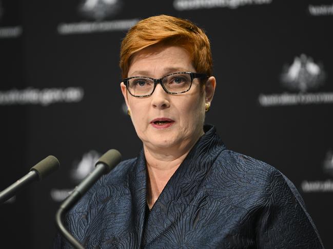 Foreign Minister Marise Payne.