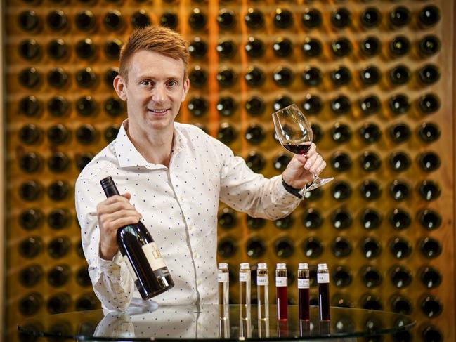 Head Sommelier James Boden at the National Wine Centre.