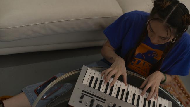 Jaguar Jonze turned to music to help cope during her 40-day isolation at home in Sydney. Picture: Ribal Hosn