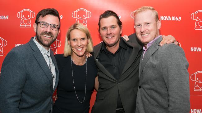 Kip Wightman with his former Nova co-hosts Susie O'Neill, Ash Bradman and David Lutteral.