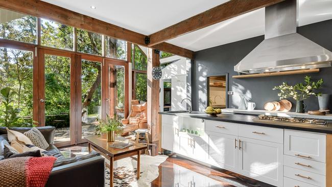 Natural light floods the home, including the kitchen.