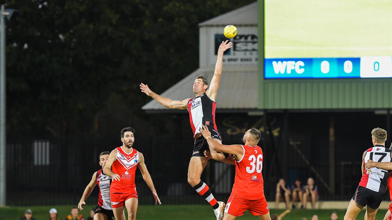 Waratah vs Southern Districts in the 2022-23 NTFL grand final. Picture PEMA TAMANG Pakhrin