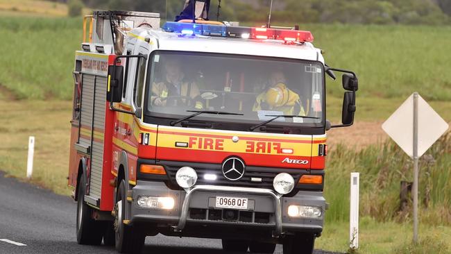 Queensland Fire and Emergencies services have eight crews en route.