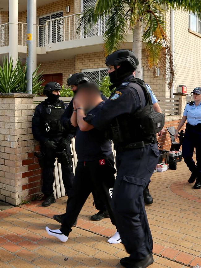 Two of four arrests were made at Merrylands. Picture: NSW Police Force