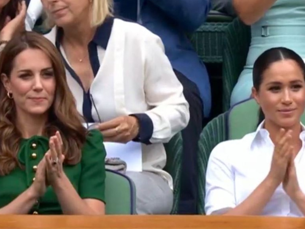 Palace aides suggested Meghan and Kate visit the tennis at Wimbledon together. Picture: BBC.