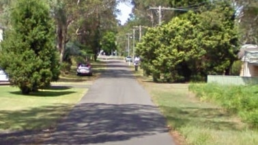 Curlew Avenue, Hawks Nest where a man was attacked by two unknown men while walking on Saturday, January 2. Google street view.