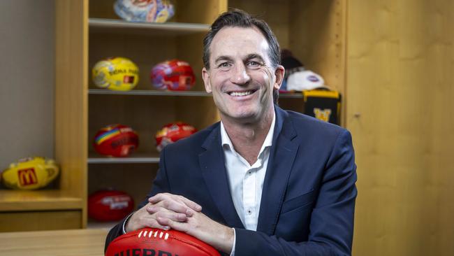 AFL CEO Andrew Dillon is the second-highest paid sports boss. Picture: Wayne Taylor