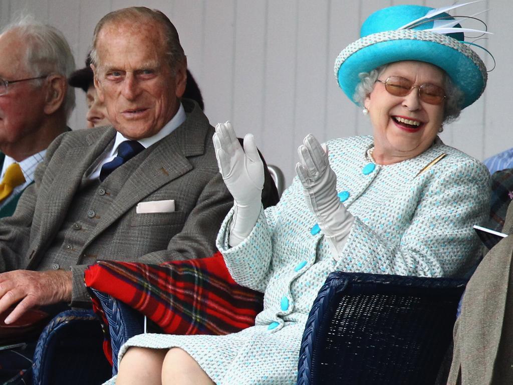 Having a ball at the Braemar Highland Games in 2011. Picture: Jeff J Mitchell/Getty Images