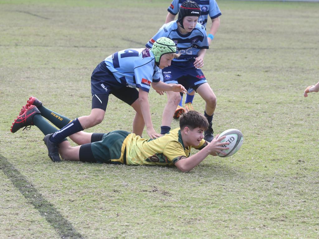 GCDRU juniors U13. Helensvale vs. Surfers Paradise. 14 July 2024 Surfers Paradise Picture by Richard Gosling