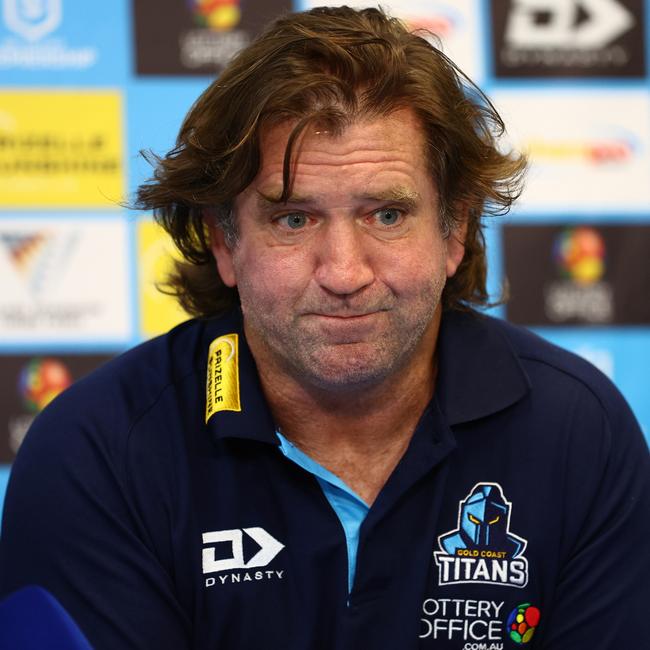 Coach Des Hasler. Picture: Chris Hyde/Getty Images