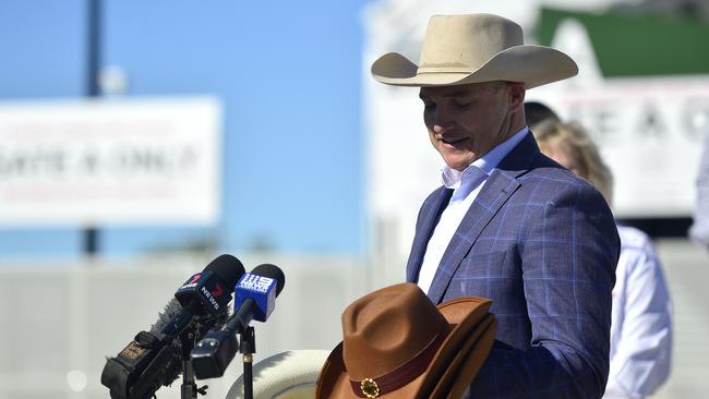 KAP leader Robbie Katter said he was against euthanasia law reform and the party would not support it being prioritised after the election. Picture: Matt Taylor