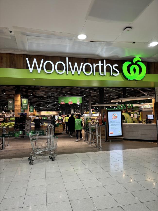 Mr Vavitis said it has been 'incredible' to see the $10 product stripped from Woolies shelves. Picture: news.com.au