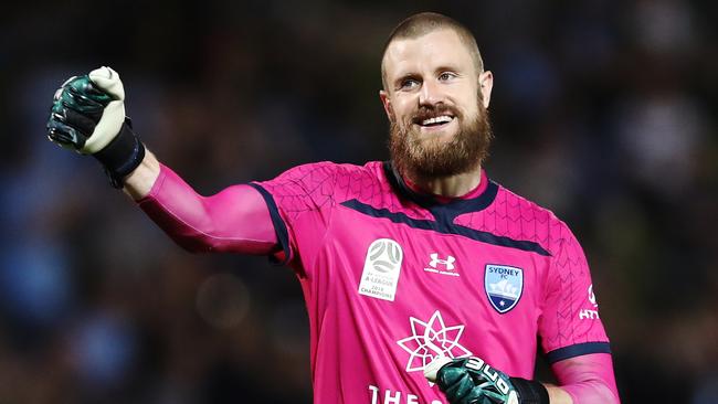 Andrew Redmayne saved two of Perth Glory’s penalties in the grand final shootout
