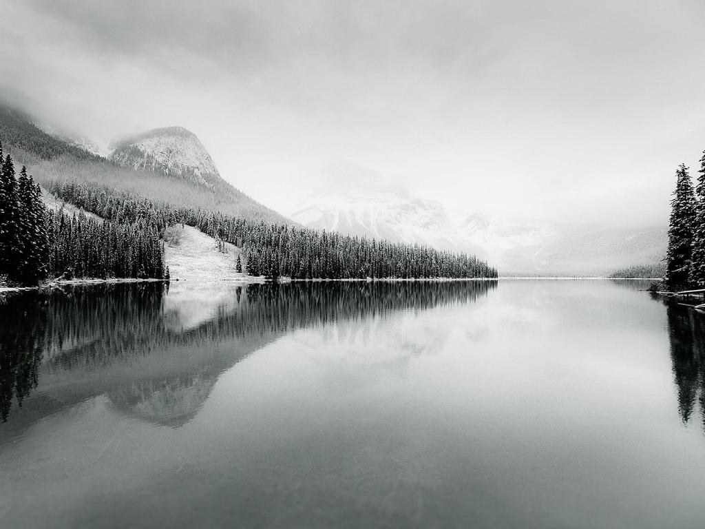 Image Name: Lake with snow Photographer Name: Wen-Lung Lee Year: 2018 Image Description: Emerald Lake in the snow Copyright: Wen-Lung Lee, Taiwan, Province of China (China), 3rd Place, National Awards. Picture: Sony World Photography Awards/ Wen-Lung Lee