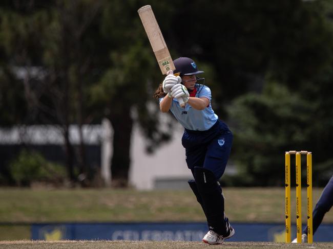 Emily Powell showed her class on day one for Metro. Picture: Cricket NSW