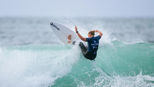 Ellie Harrison is the last Aussie standing. Picture: Ed Sloane/World Surf League