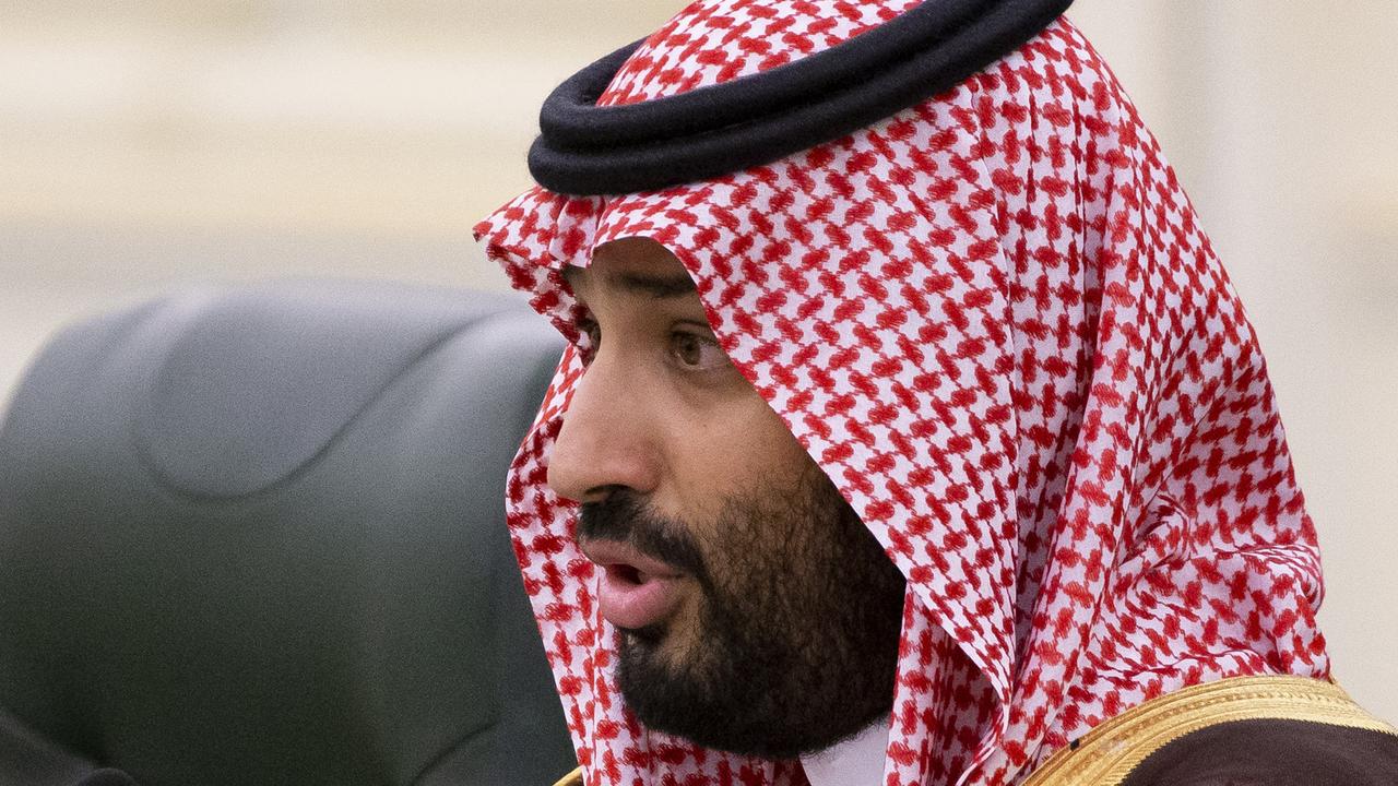 Saudi Arabia’s Crown Prince Mohammed bin Salman has been linked to the hacking of Amazon boss Jeff Bezos’ phone. Picture: AP Photo/Alexander Zemlianichenko