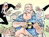 Mark Knight cartoon for Monday 14th of February  2022 herald Sun Newspaper