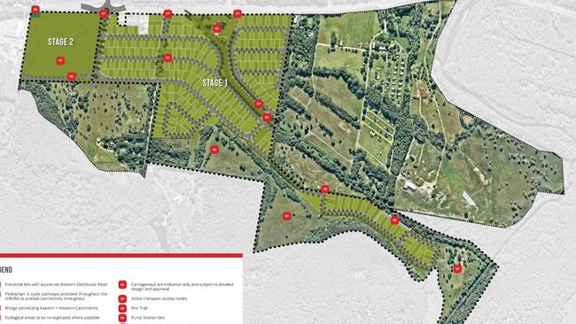 Previous plans related to the Harvest Estate proposal.